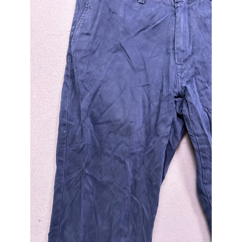 Polo Ralph Lauren Pants 100% Cotton Navy Blue 32/34 Mens